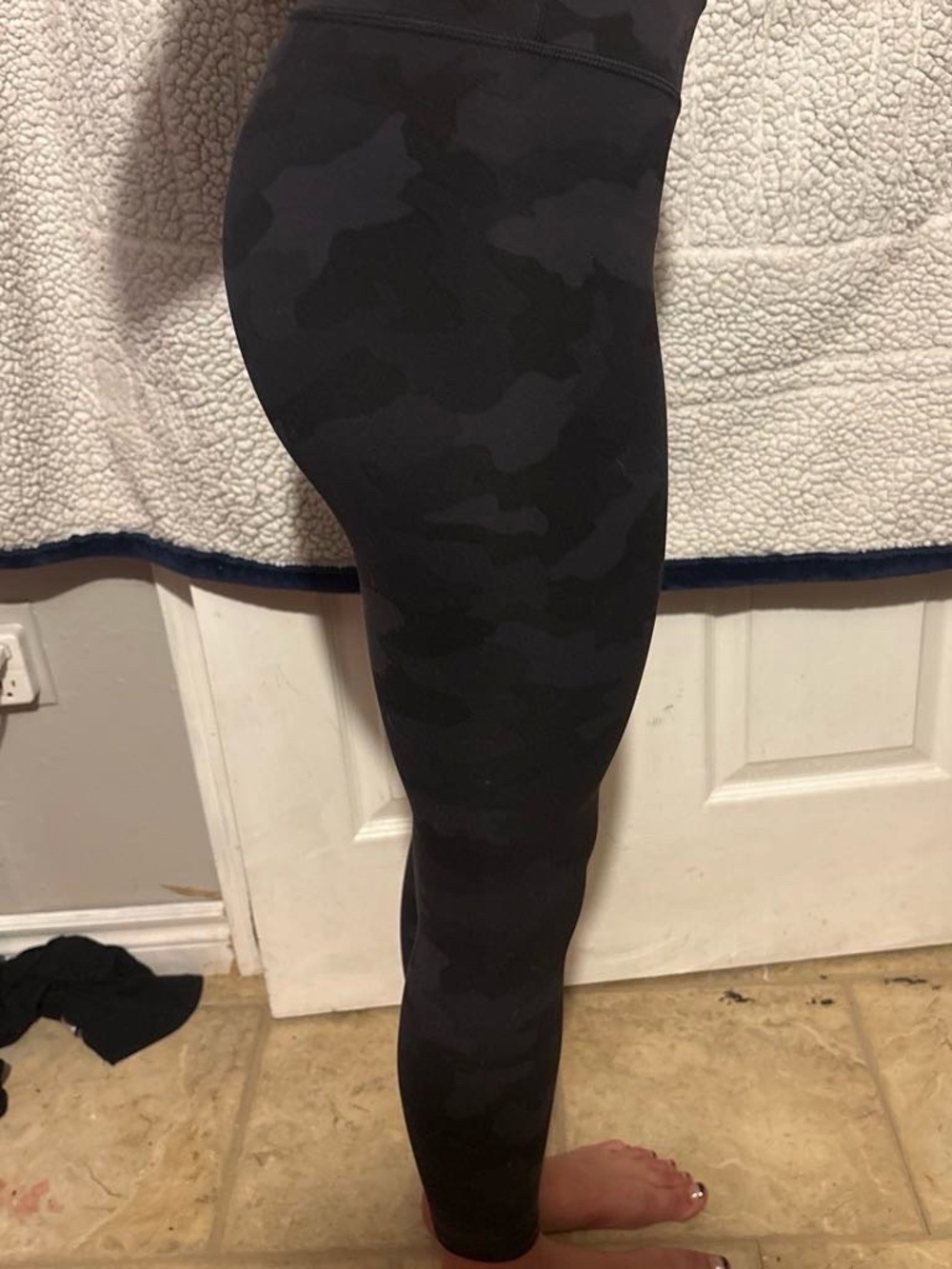 lululemon athletica Black Camouflage Print Leggings